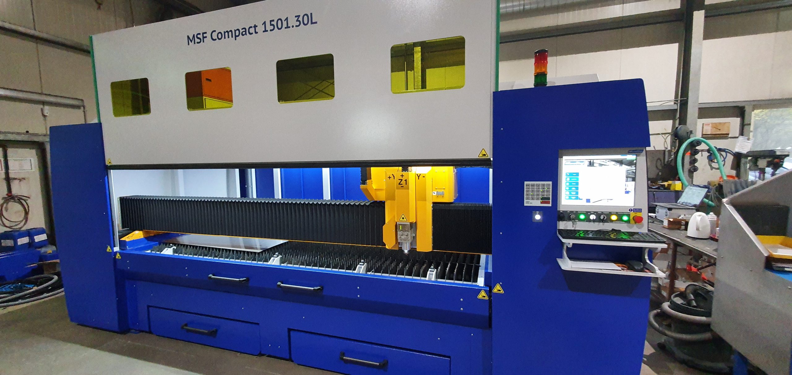 Microstep 4kW Fiberlaser MSF Compact | schnell, präzise, exakt