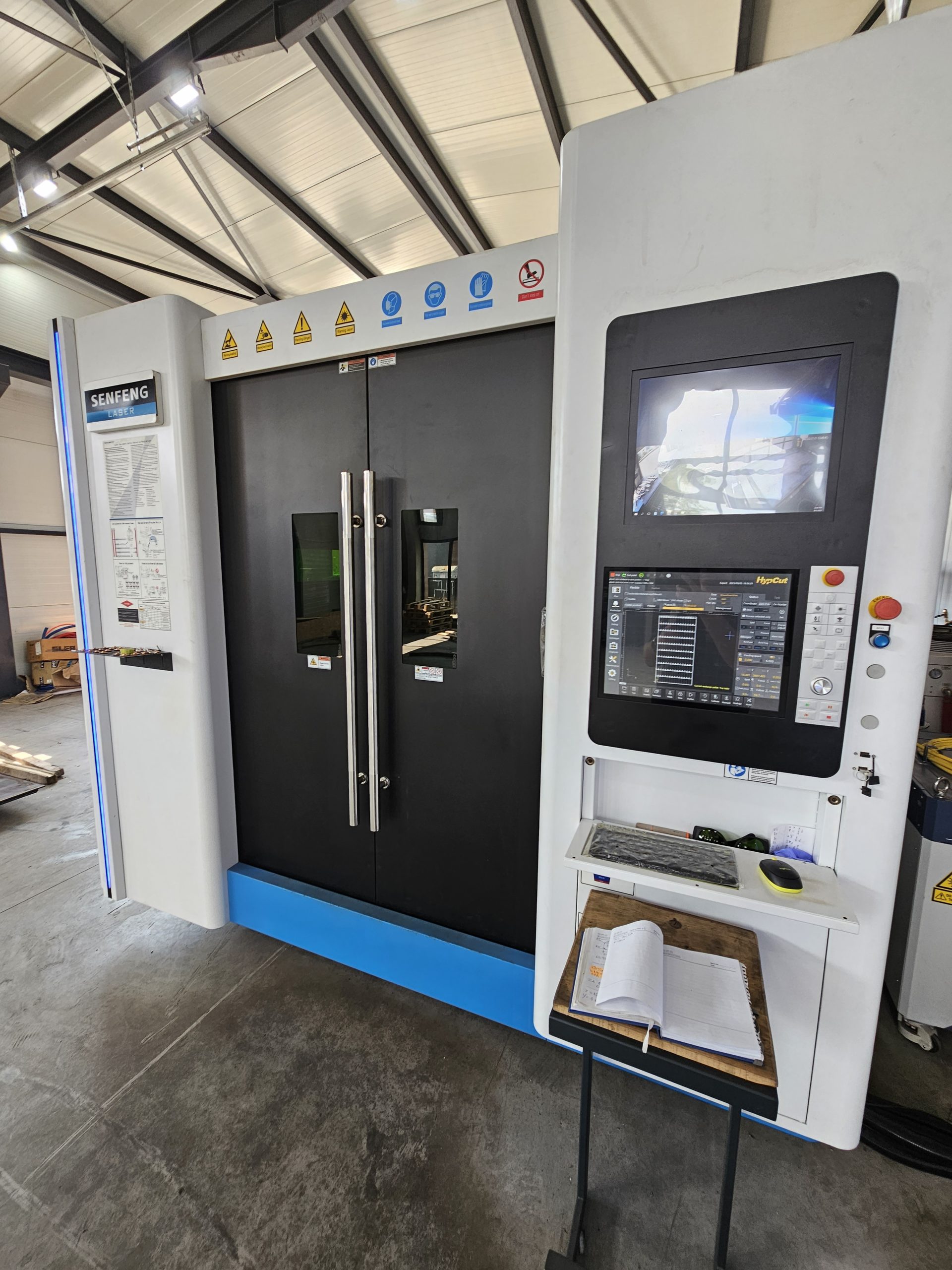 Neue SenFeng 6kW & 12kW Fiberlaser programmiert