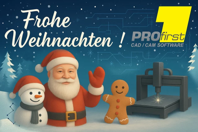 🎄✨ Frohe Weihnachten aus der Welt von CAD & CAM! ✨🎄

Ein herausforderndes und erfolgreiches Jahr neigt sich dem Ende zu! Zeit, Danke zu sagen!
Vielen Dank an all unsere Kunden, Partner und Anwender für das Vertrauen in PROfirst CAD/CAM Software. 🚀

Auch in der Weihnachtszeit schlägt unser Herz für Technik: präzise Bearbeitungen, perfekte Verschachtelung, intelligente Fertigungsprozesse - genau dafür stehen wir auch im neuen Jahr wieder mit voller Energie bereit. 🔧💡🎇

Wir wünschen euch und euren Teams besinnliche Feiertage, erholsame Stunden und einen erfolgreichen Start ins neue Jahr!

🎁 PROfirst - Präzision trifft Innovation.

#FroheWeihnachten #profirst_group #CADCAM #Laserschneiden #SoftwareEngineering #Industry40 #Blechbearbeitung #Fertigung #Innovation #EngineeringLife #MerryChristmas #HappyHolidays #happynewyear2026